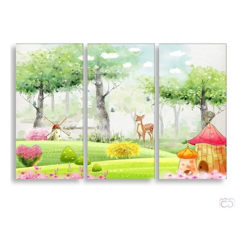 Модульная картина Citydecor Детская арт. 7.16 (3 модуля) 75x117 см