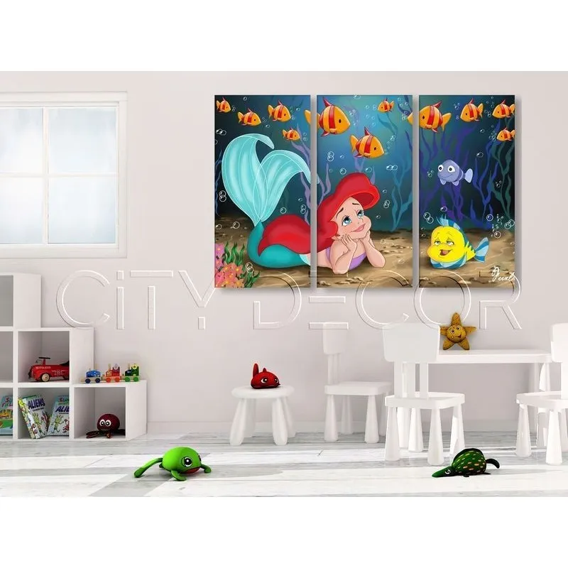 Модульная картина Citydecor Детская арт. 7.19 (3 модуля) 75x117 см