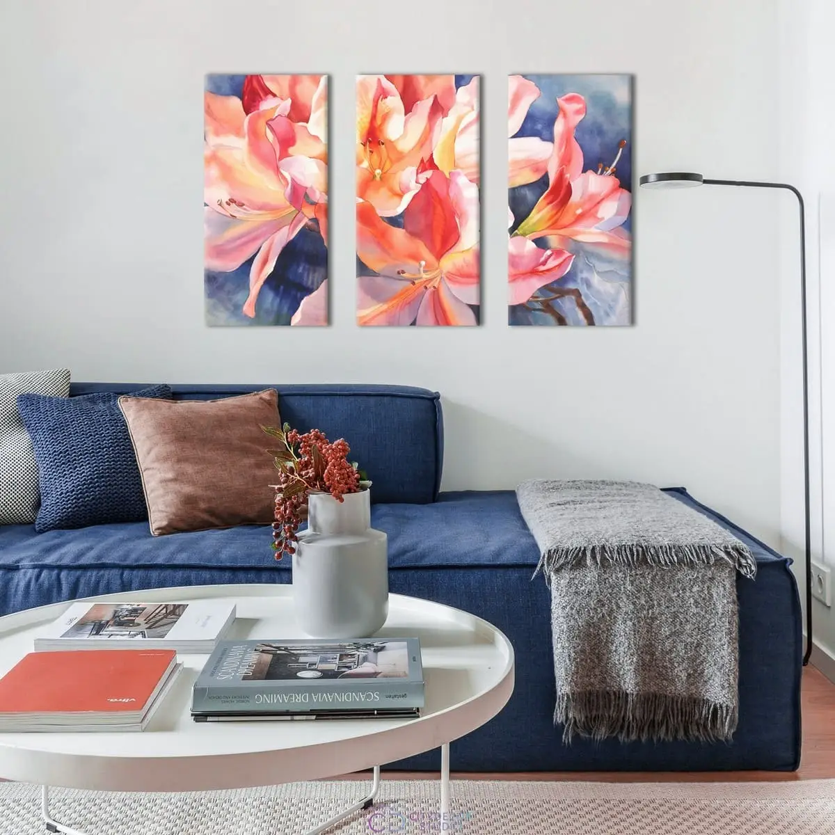 Модульная картина Citydecor Цветы/Растения арт.7.202 (3 модуля) 75x117 см
