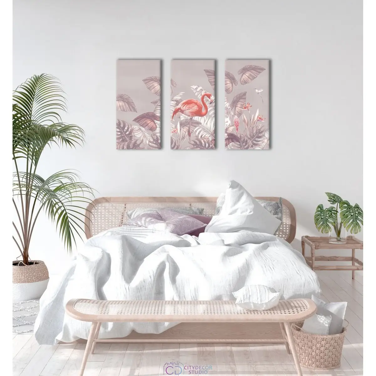 Модульная картина Citydecor Животные/Птицы арт. 7.203 (3 модуля) 75x117 см