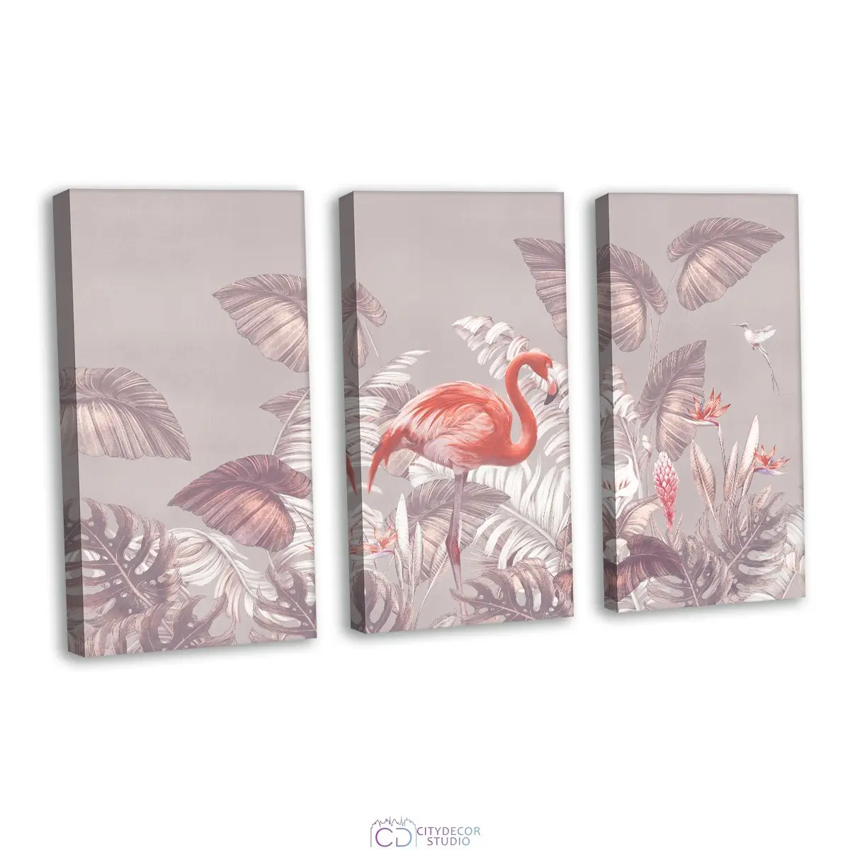 Модульная картина Citydecor Животные/Птицы арт. 7.203 (3 модуля) 75x117 см