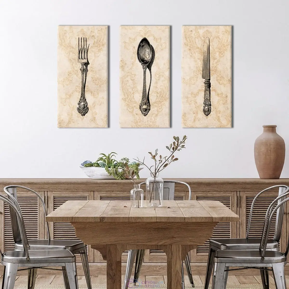 Модульная картина Citydecor Kitchen art арт. 7.205 (3 модуля) 75x117 см