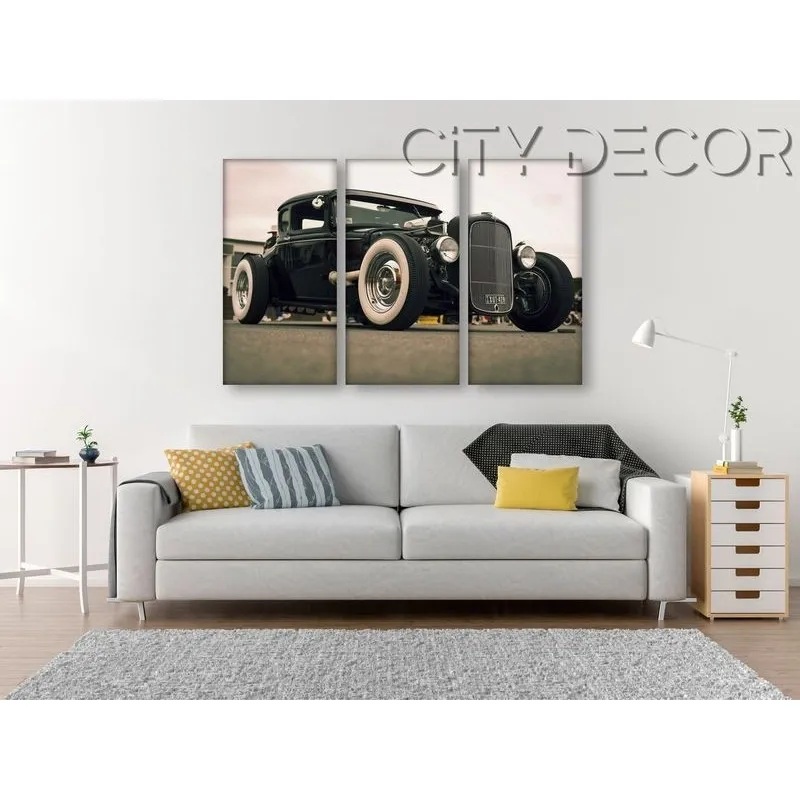 Модульная картина Citydecor Транспорт арт. 7.21 (3 модуля) 75x117 см