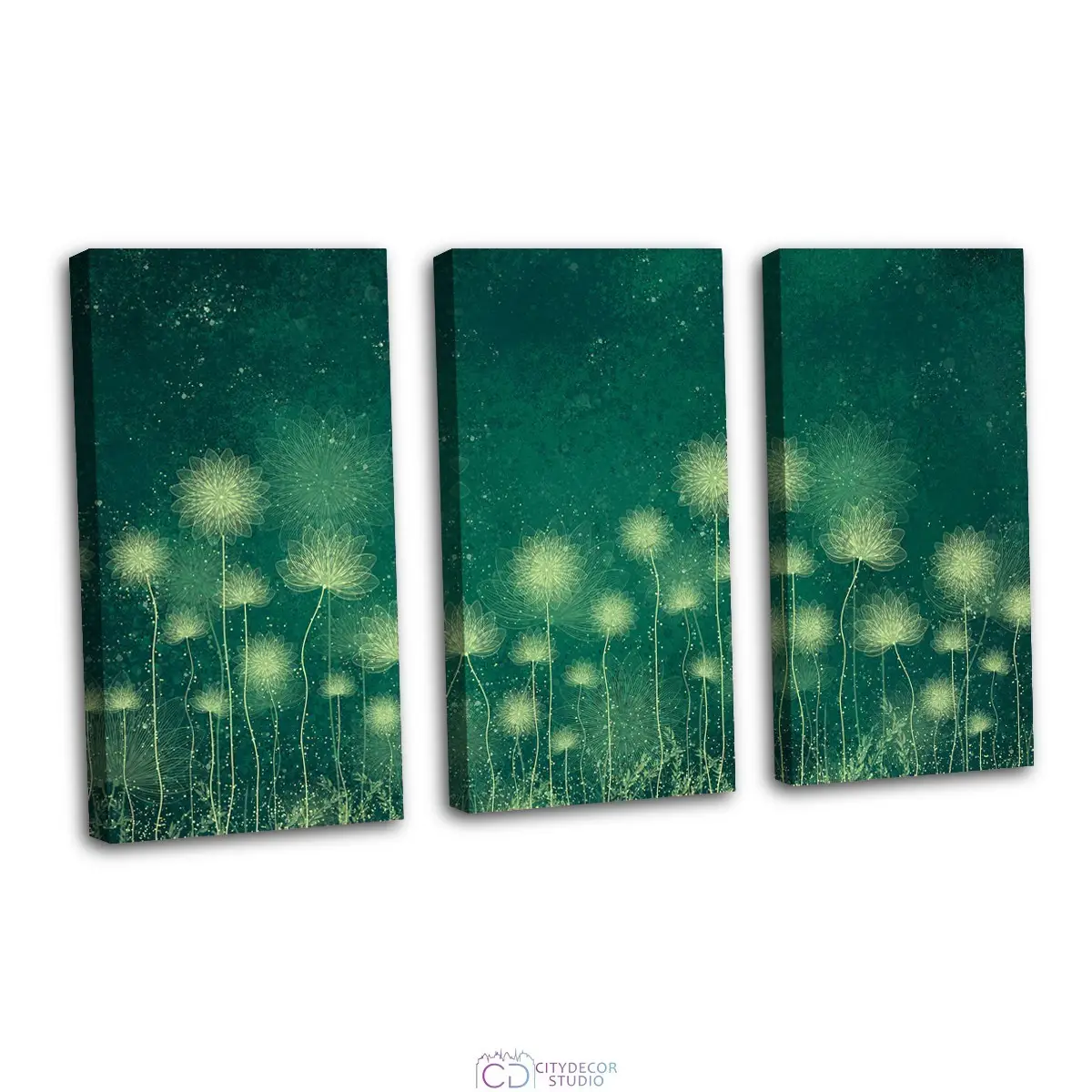 Дизайнерская модульная картина Citydecor Невесомость арт. 7.213 (3 модуля) 75x117 см