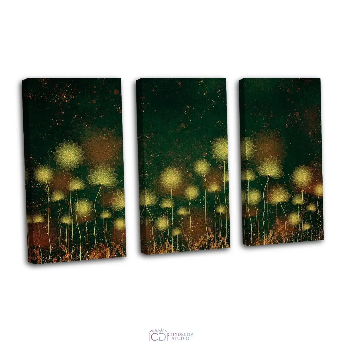 Дизайнерская модульная картина Citydecor Невесомость арт. 7.214 (3 модуля) 75x117 см