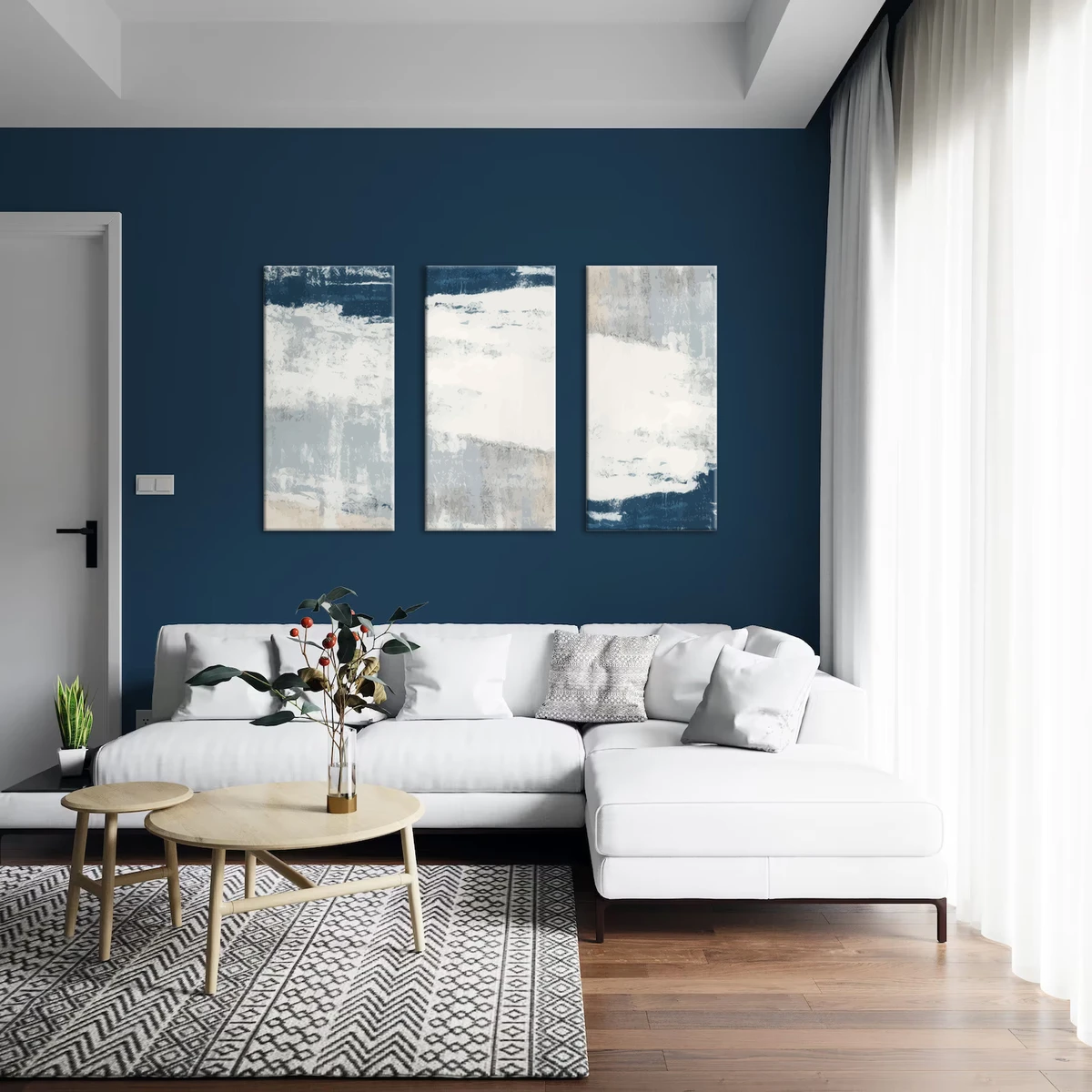 Модульная картина Citydecor Абстракция 7.228 (3 модуля) 75x117 см