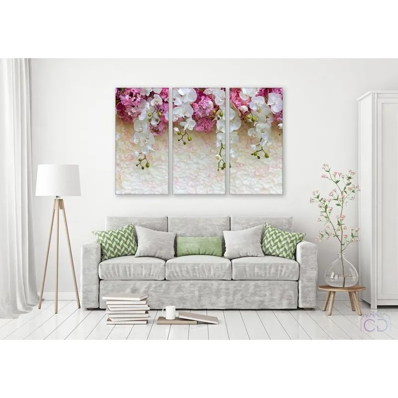 Модульная картина Citydecor Цветы/Растения арт. 7.25 (3 модуля) 75x117 см