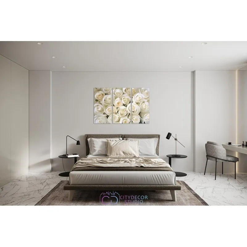Модульная картина Citydecor Цветы/Растения арт. 7.3 (3 модуля) 75x117 см