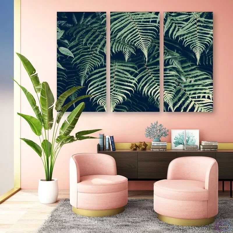 Модульная картина Citydecor Цветы/Растения арт. 7.35 (3 модуля) 75x117 см