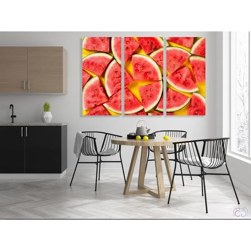 Модульная картина Citydecor Еда/Напитки арт. 7.36 (3 модуля) 75x117 см