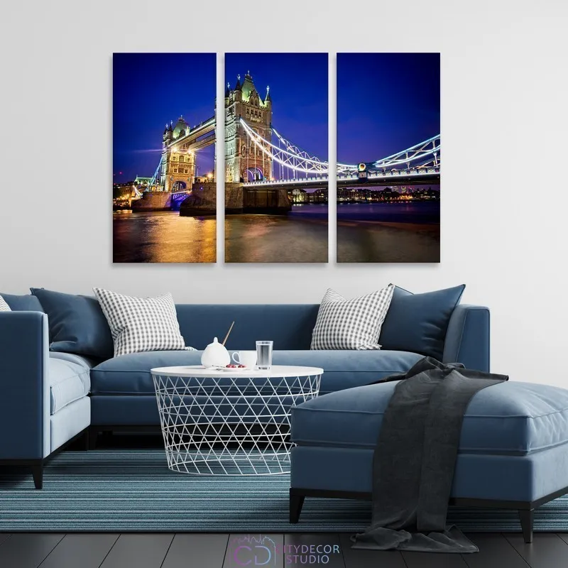 Модульная картина Citydecor Города/Архитектура арт. 7.4 (3 модуля) 75x117 см
