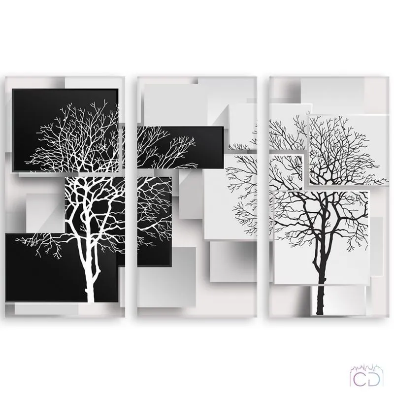 Модульная картина Citydecor Абстракция арт. 7.42 (3 модуля) 75x117 см
