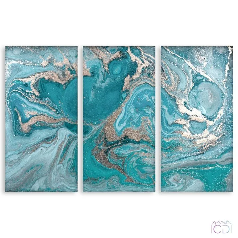 Модульная картина Citydecor Абстракция арт. 7.45 (3 модуля) 75x117 см
