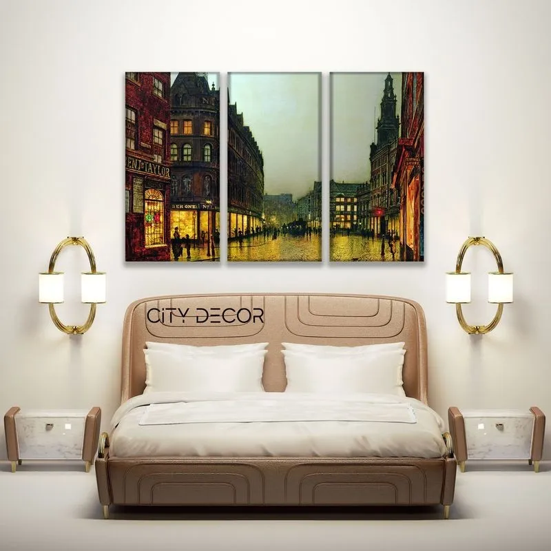 Модульная картина Citydecor Города/Архитектура арт. 7.47 (3 модуля) 75x117 см