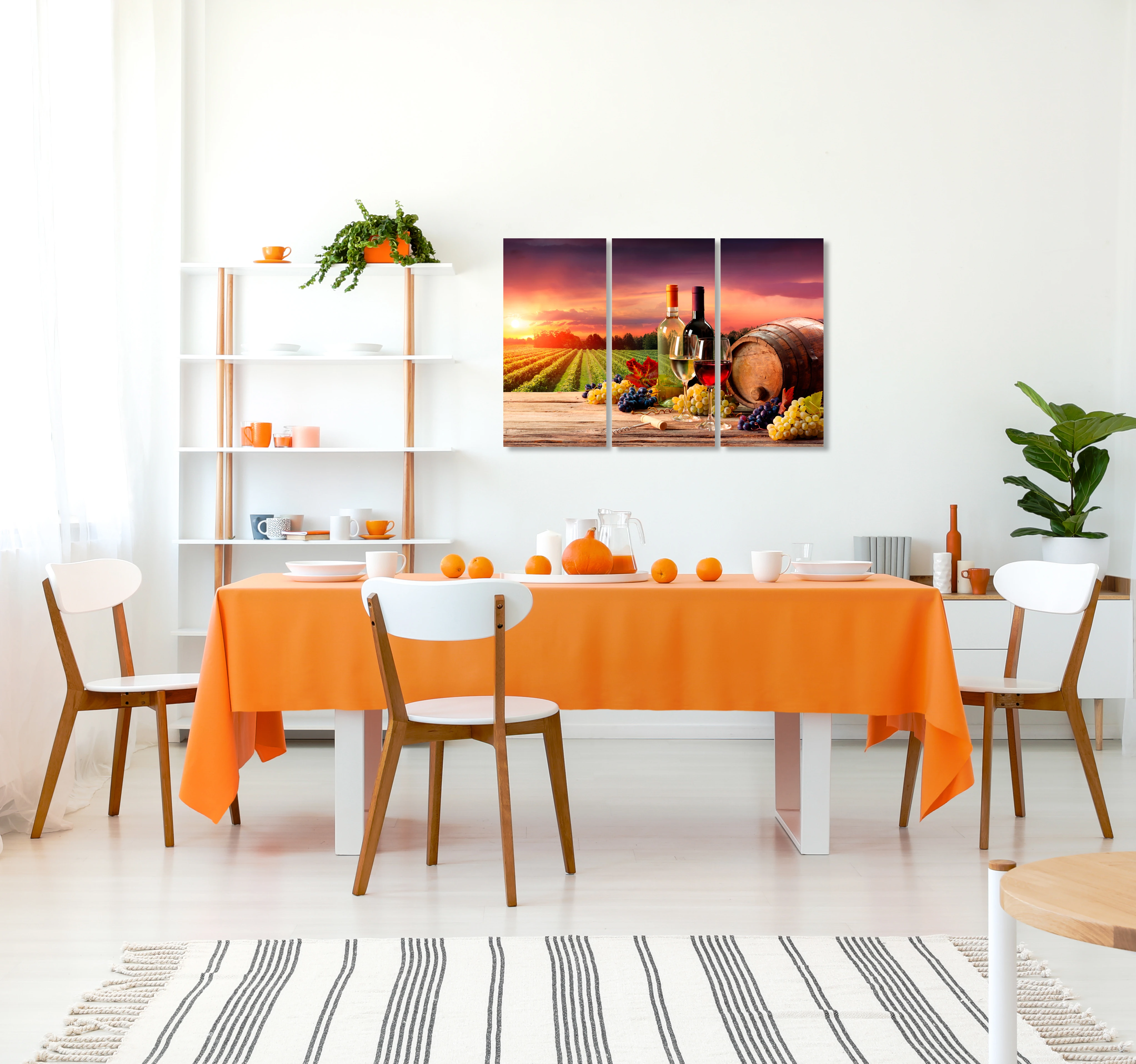 Модульная картина Citydecor Еда/Напитки арт. 7.5 (3 модуля) 75x117 см