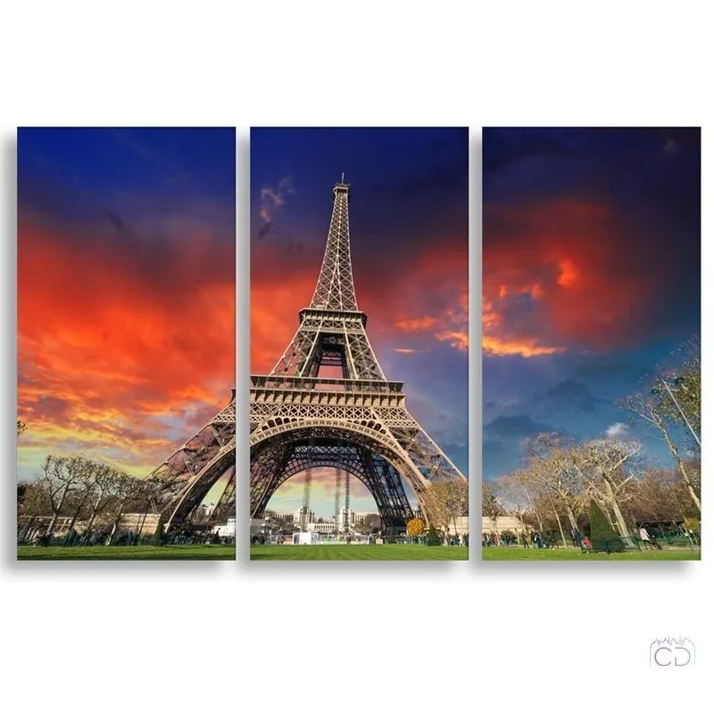 Модульная картина Citydecor Города/Архитектура арт. 7.50 (3 модуля) 75x117 см