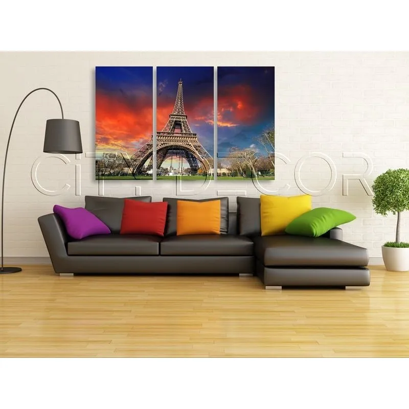 Модульная картина Citydecor Города/Архитектура арт. 7.50 (3 модуля) 75x117 см