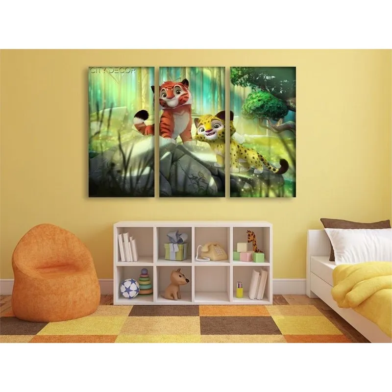 Модульная картина Citydecor Детская арт. 7.52 (3 модуля) 75x117 см