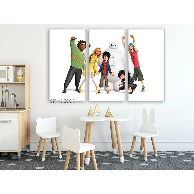 Модульная картина Citydecor Детская арт. 7.55 (3 модуля) 75x117 см