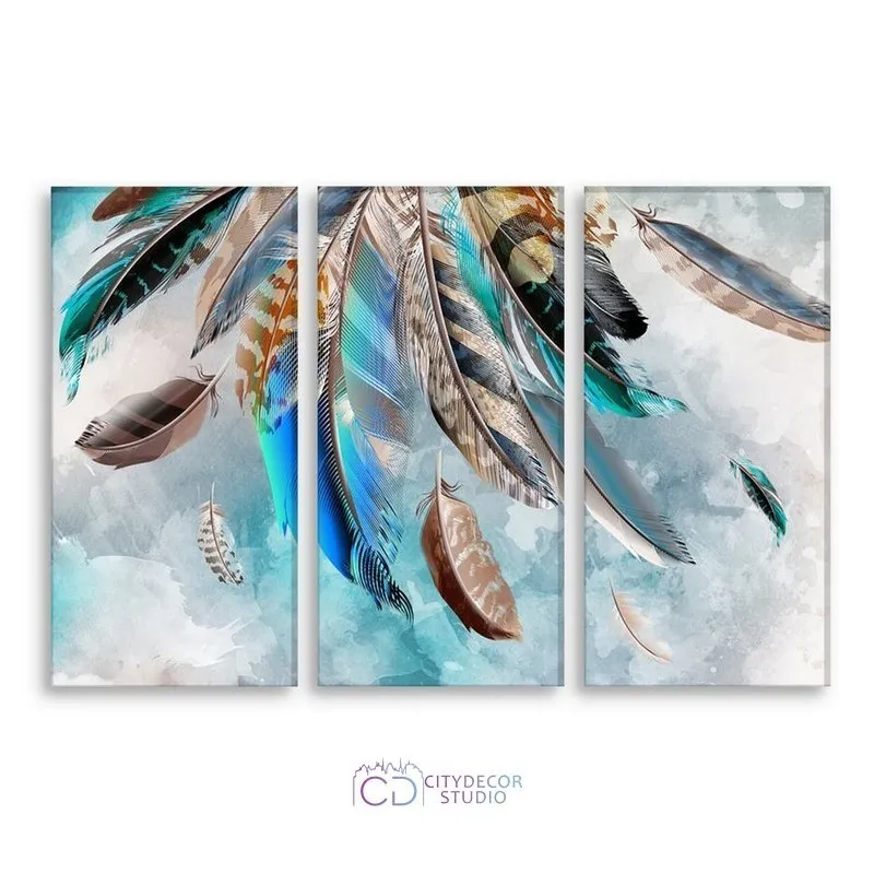Модульная картина Citydecor Абстракция арт. 7.7 (3 модуля) 75x117 см