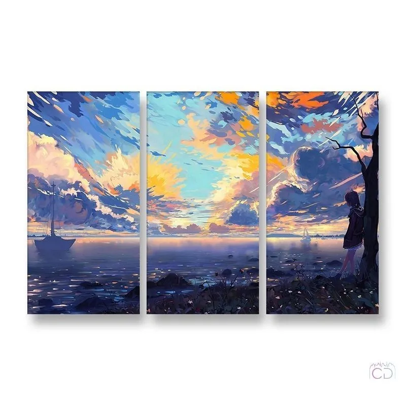 Модульная картина Citydecor Природа арт. 7.75 (3 модуля) 75x117 см
