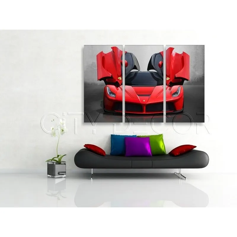Модульная картина Citydecor Транспорт арт. 7.76 (3 модуля) 75x117 см