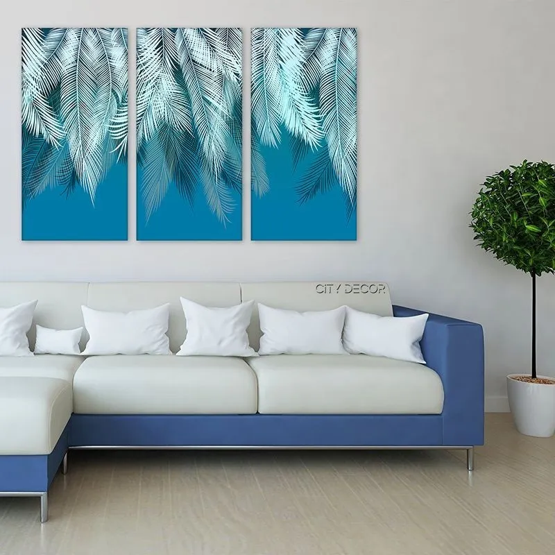 Модульная картина Citydecor Цветы/Растения арт. 7.87 (3 модуля) 75x117 см