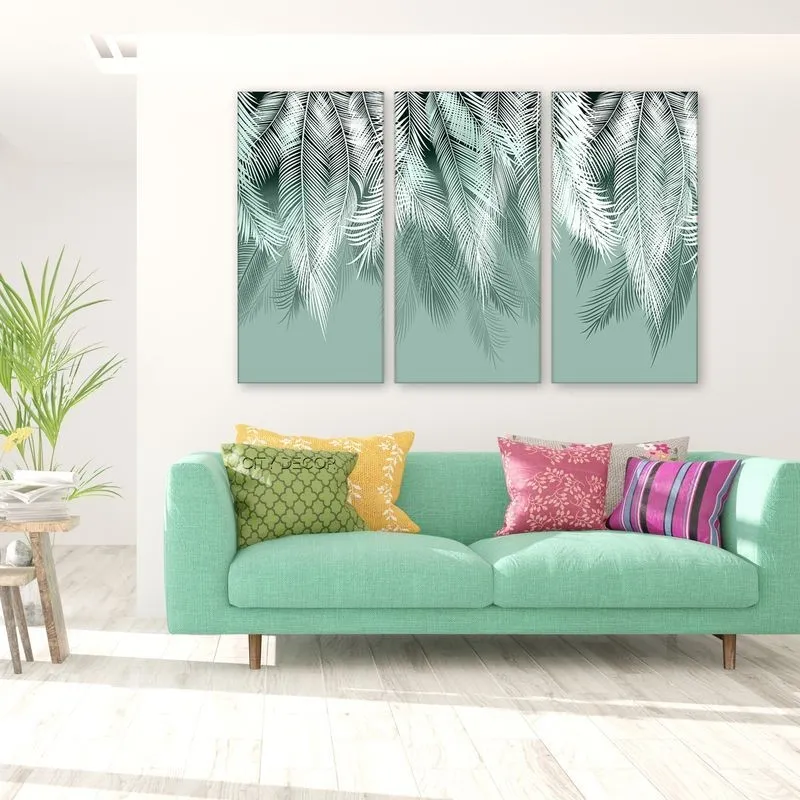 Модульная картина Citydecor Цветы/Растения арт. 7.89 (3 модуля) 75x117 см