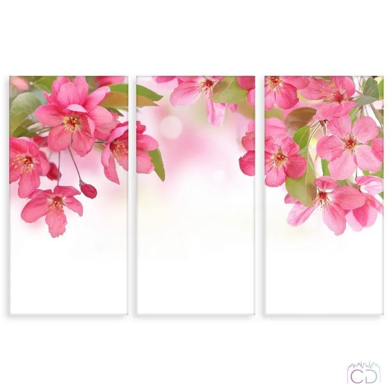 Модульная картина Citydecor Цветы/Растения арт. 7.96 (3 модуля) 75x117 см