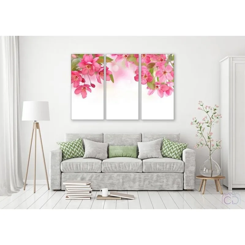 Модульная картина Citydecor Цветы/Растения арт. 7.96 (3 модуля) 75x117 см