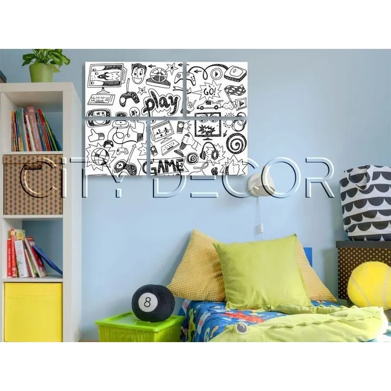 Модульная картина Citydecor Детская арт. 8.21 (4 модуля) 83x118 см