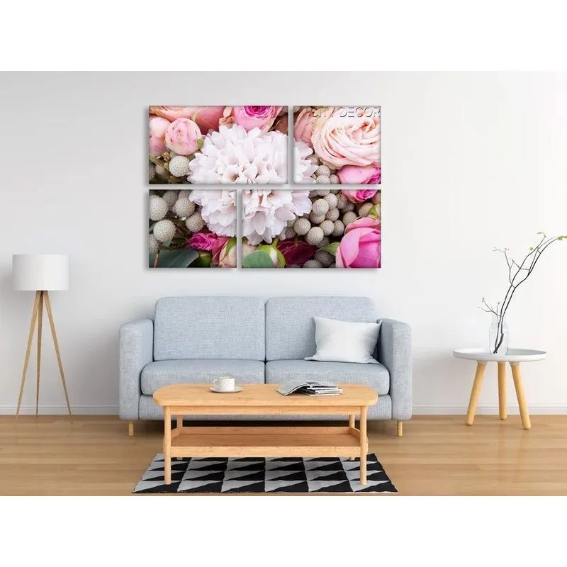 Модульная картина Citydecor Цветы/Растения арт. 8.29 (4 модуля) 83x118 см