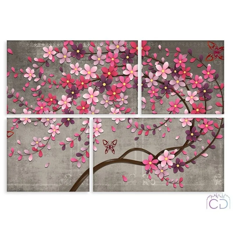 Модульная картина Citydecor Абстракция арт. 8.31 (4 модуля) 83x118 см