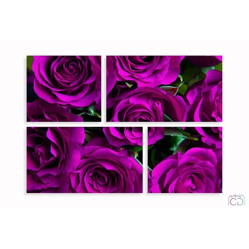 Модульная картина Citydecor Цветы/Растения арт. 8.39 (4 модуля) 83x118 см