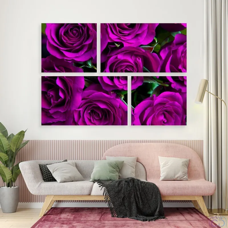 Модульная картина Citydecor Цветы/Растения арт. 8.39 (4 модуля) 83x118 см