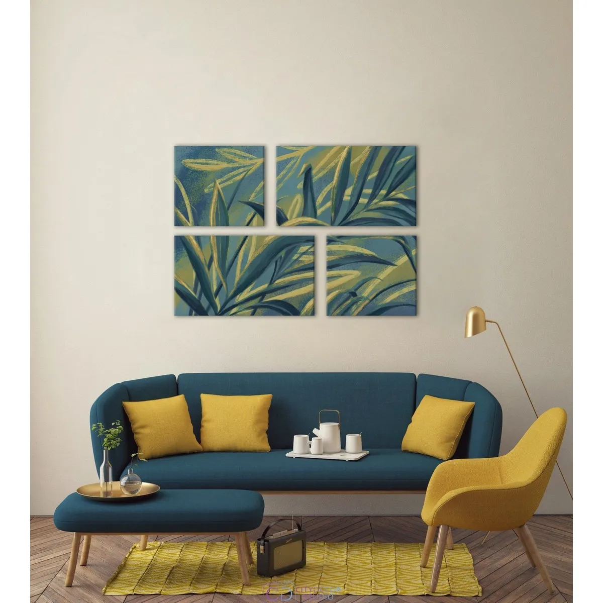 Модульная картина Citydecor Sunset арт. 8.50 (4 модуля) 83x118 см