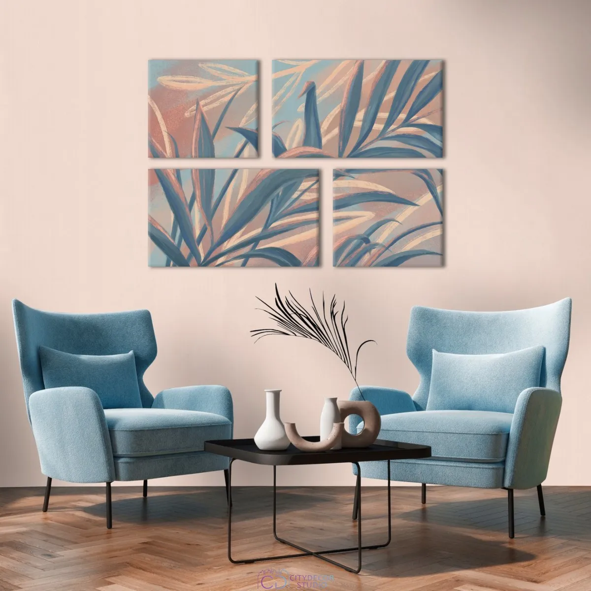 Модульная картина Citydecor Sunset арт. 8.51 (4 модуля) 83x118 см