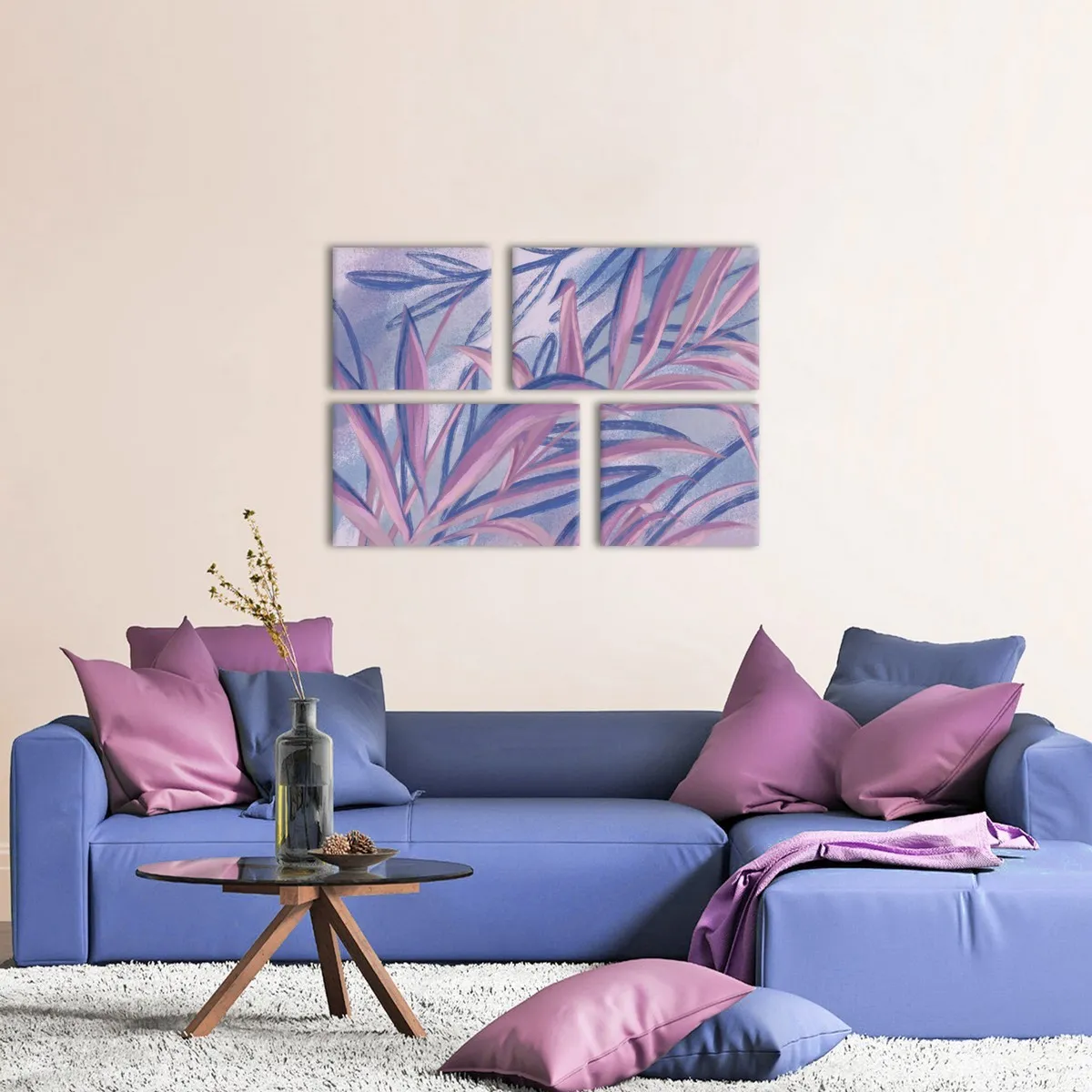 Модульная картина Citydecor Sunset арт. 8.53 (4 модуля) 83x118 см