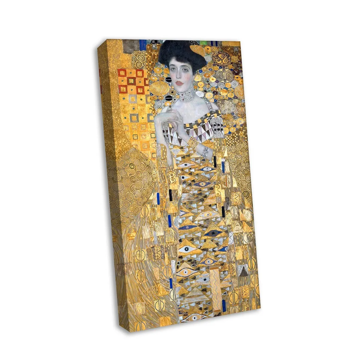 Модульная картина Citydecor "Золотая Адель", Густав Климт. Репродукция, арт. 9.43 (1 модуль) 75x37 см