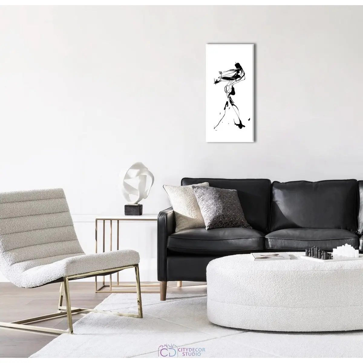 Модульная картина Citydecor Абстракция арт. 9.62 (1 модуль) 75x37 см