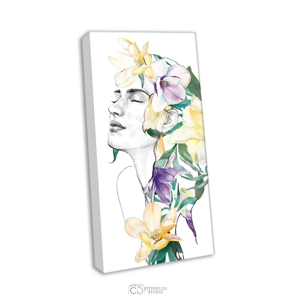 Модульная картина Citydecor Абстракция арт. 9.70 (1 модуль) 75x37 см