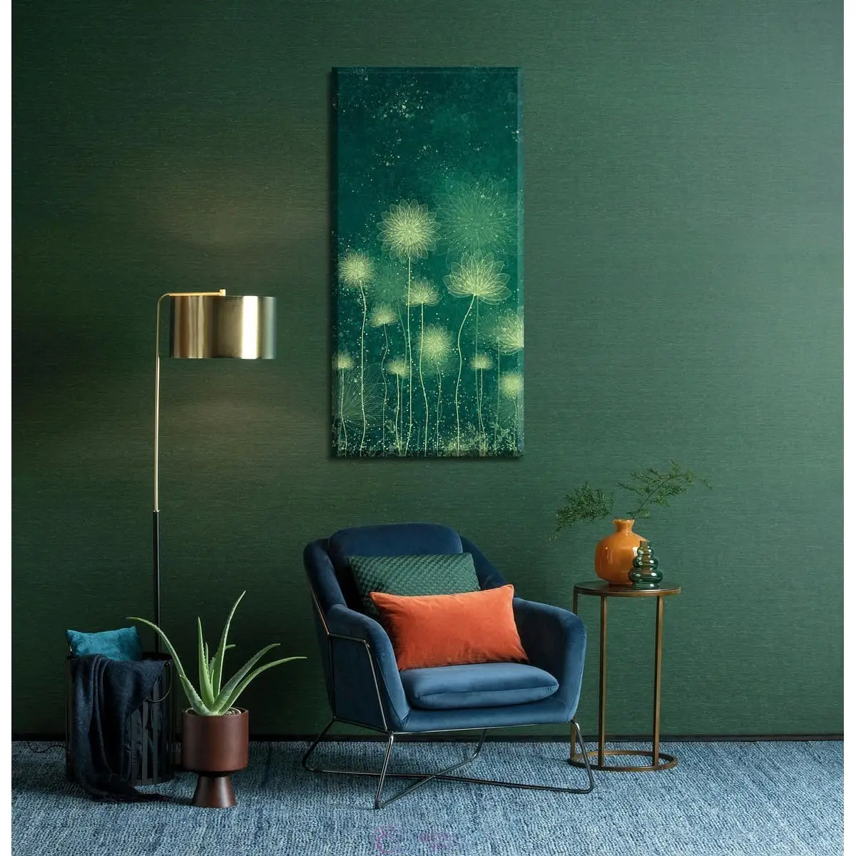 Дизайнерская модульная картина Citydecor Невесомость арт. 9.73 (1 модуль) 75x37 см