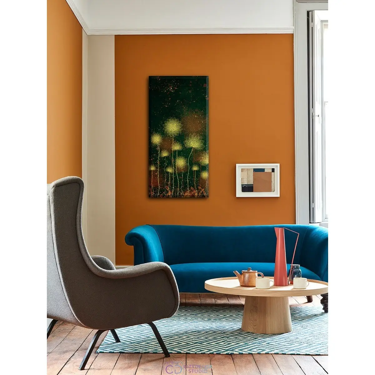 Дизайнерская модульная картина Citydecor Невесомость арт. 9.74 (1 модуль) 75x37 см
