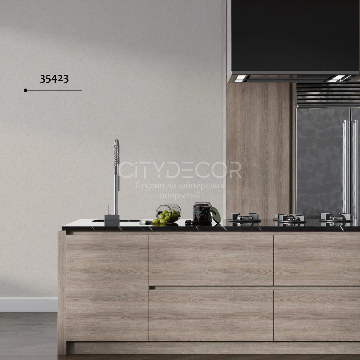 Обои Marburg Aura 35423 виниловые на флизелине горячего тиснения 1,06x10,05м