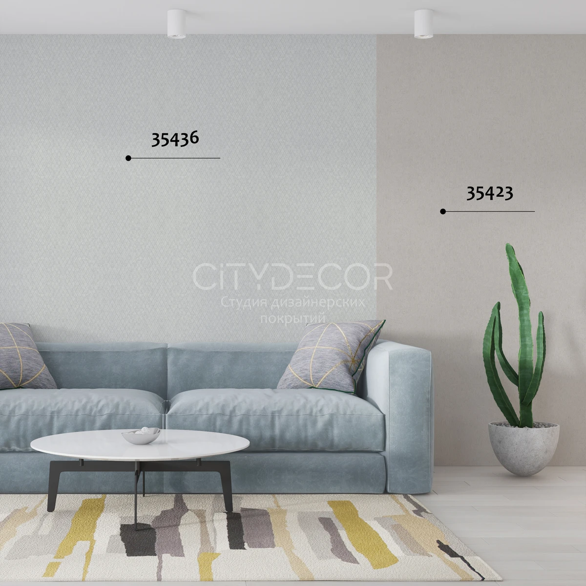 Обои Marburg Aura 35423 виниловые на флизелине горячего тиснения 1,06x10,05м