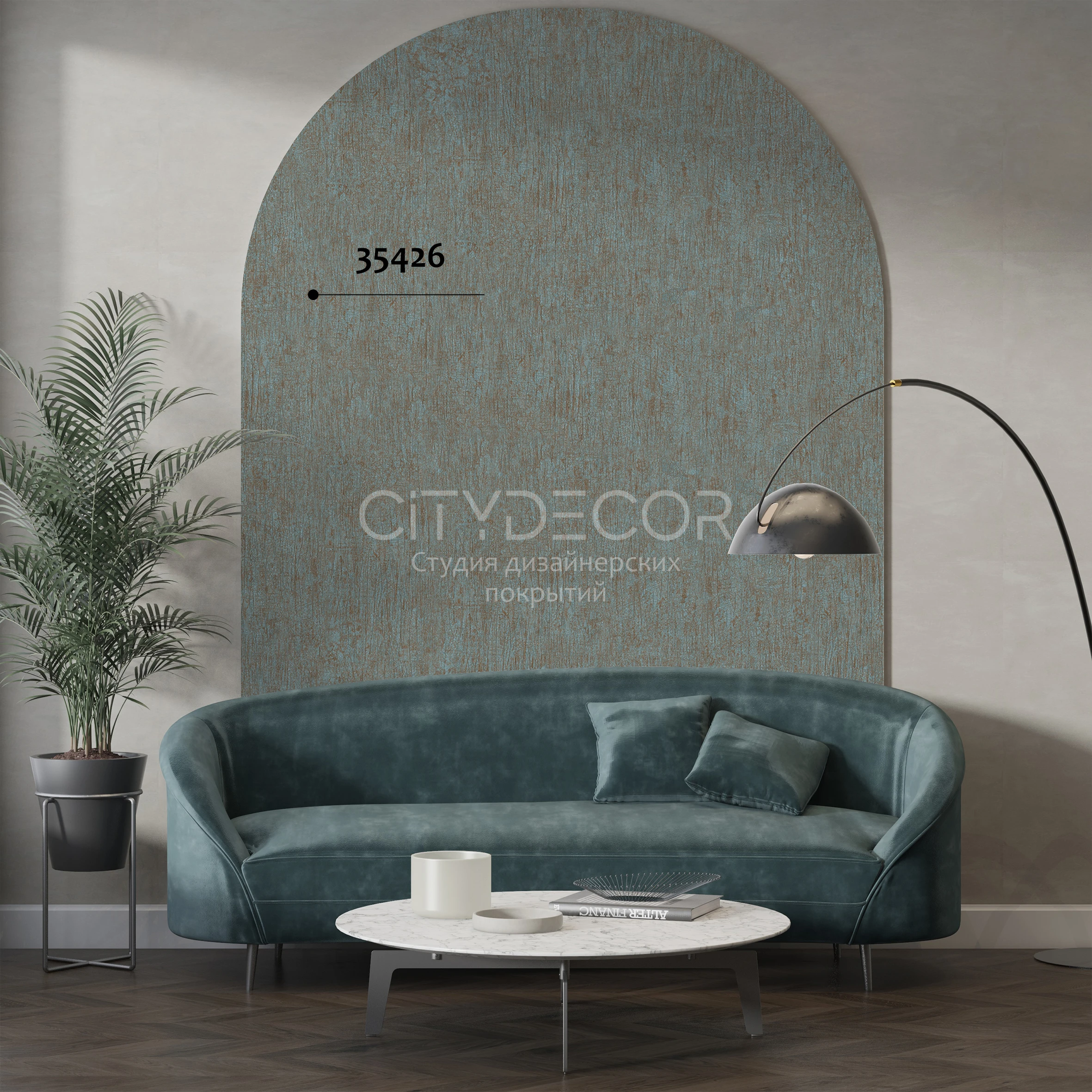 Обои Marburg Aura 35426 виниловые на флизелине горячего тиснения 1,06x10,05м