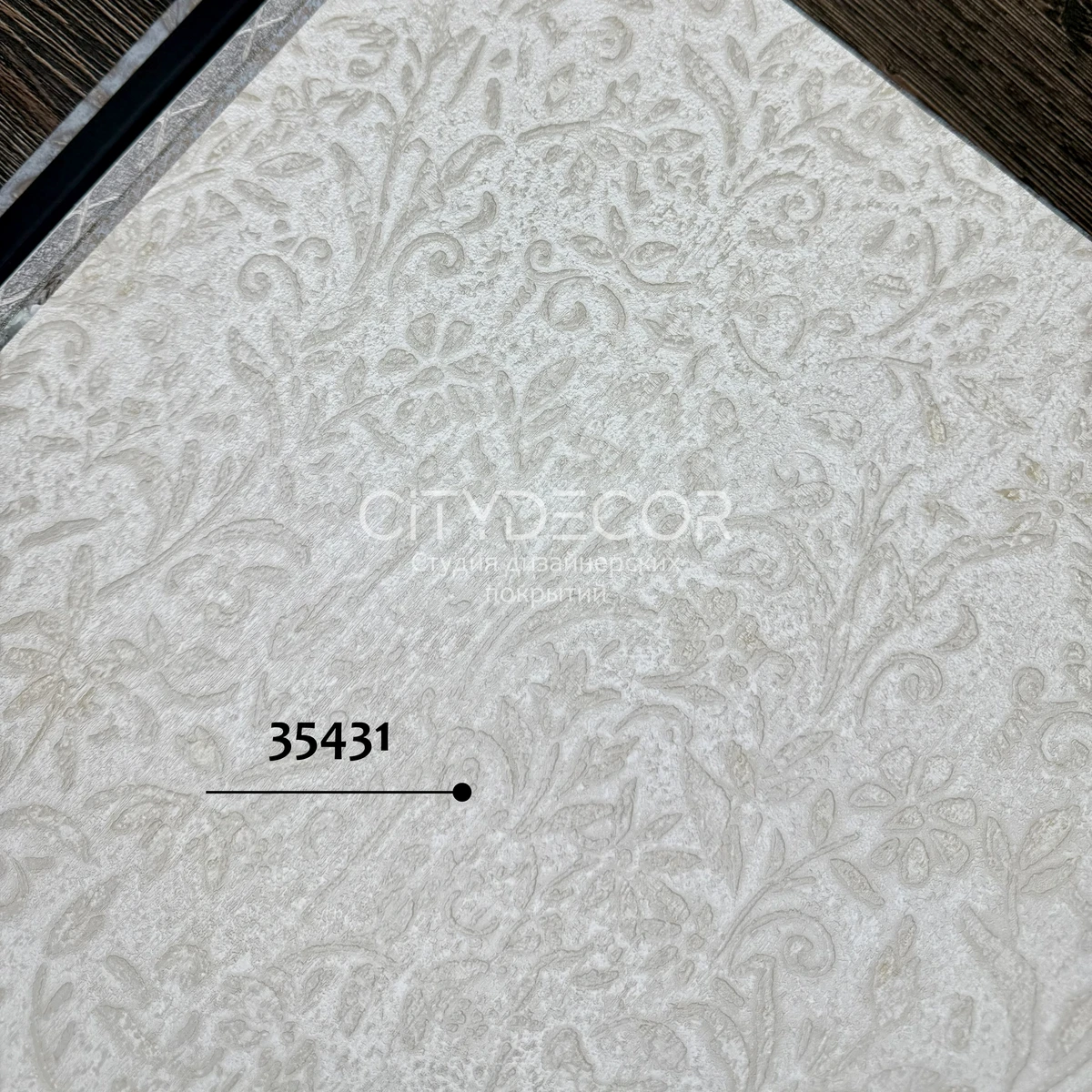 Обои Marburg Aura 35431 виниловые на флизелине горячего тиснения 1,06x10,05м