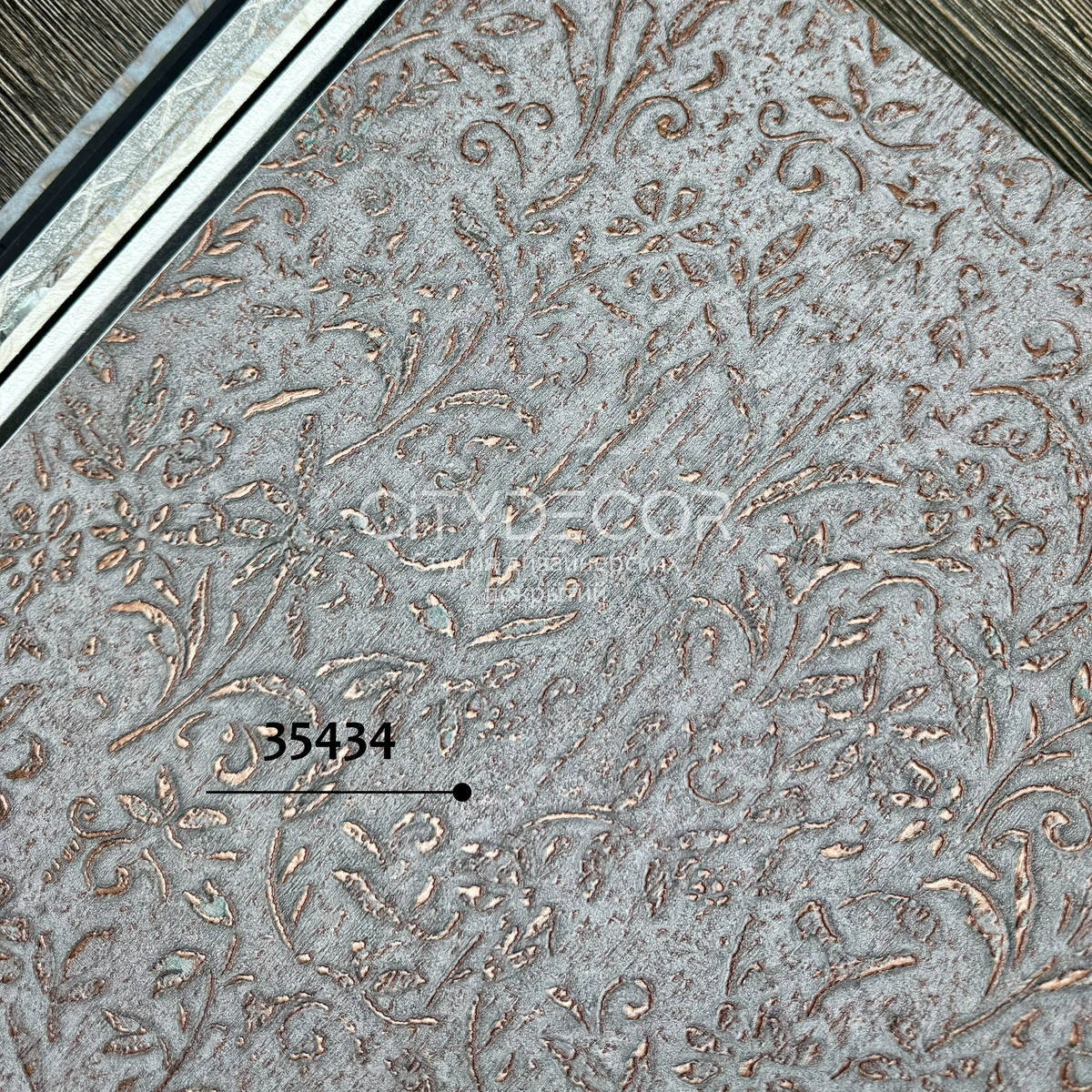 Обои Marburg Aura 35434 виниловые на флизелине горячего тиснения 1,06x10,05м