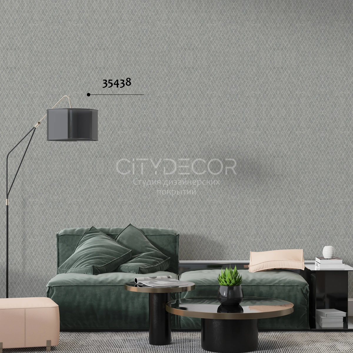 Обои Marburg Aura 35438 виниловые на флизелине горячего тиснения 1,06x10,05м