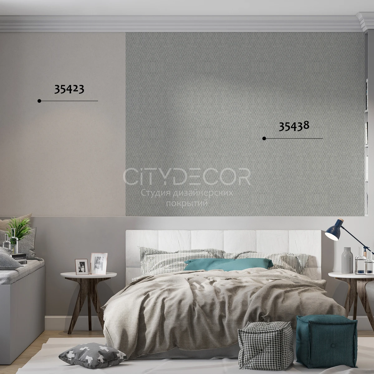 Обои Marburg Aura 35438 виниловые на флизелине горячего тиснения 1,06x10,05м